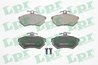 SET PLACUTE FRANA LPR 05P600 - Compatibil cu AUDI, CHERY, SEAT, VW