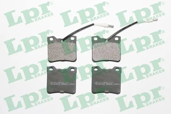 SET PLACUTE FRANA LPR 05P623 - Compatibil cu PEUGEOT