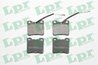 SET PLACUTE FRANA LPR 05P623 - Compatibil cu PEUGEOT