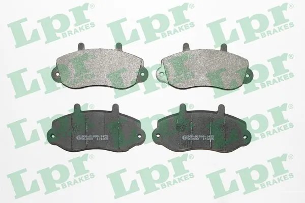 SET PLACUTE FRANA LPR 05P663 - Compatibil cu OPEL, RENAULT, VAUXHALL