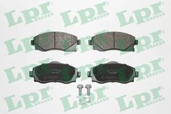 SET PLACUTE FRANA LPR 05P758 - Compatibil cu OPEL, VAUXHALL