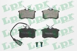 SET PLACUTE FRANA LPR 05P980 - Compatibil cu FORD, SEAT, VW
