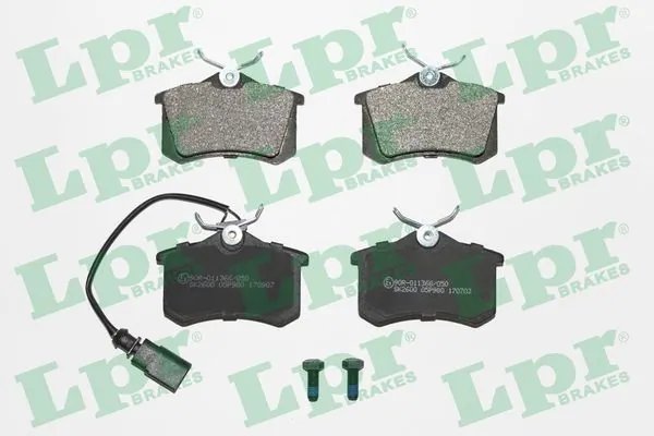 SET PLACUTE FRANA LPR 05P980 - Compatibil cu FORD, SEAT, VW