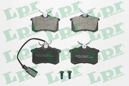 SET PLACUTE FRANA LPR 05P980 - Compatibil cu FORD, SEAT, VW
