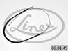 Cablu frana de mana Linex 06.01.49