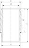 CAMASA CILINDRU MAHLE 061 LW 00101 001 - Compatibil cu SCANIA