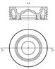 PISTON MAHLE 061 PI 00139 000 - Compatibil cu DINA, SCANIA, VAN HOOL
