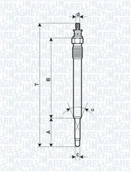 Bujie incandescenta Magneti Marelli 062900013304