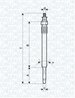 Bujie incandescenta Magneti Marelli 062900013304