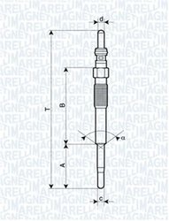 Bujie incandescenta Magneti Marelli 062900080304