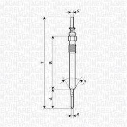 Bujie incandescenta Magneti Marelli 062900130304
