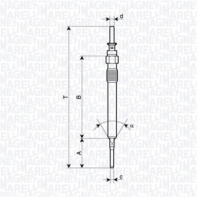 Bujie incandescenta Magneti Marelli 062900130304