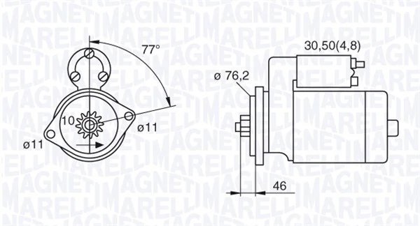 Electromotor Magneti Marelli 063521230160