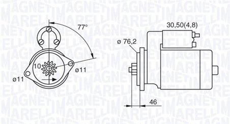 Electromotor Magneti Marelli 063521230160