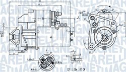 ELECTROMOTOR MAGNETI MARELLI 063720681010 - Compatibil cu RENAULT, VOLVO