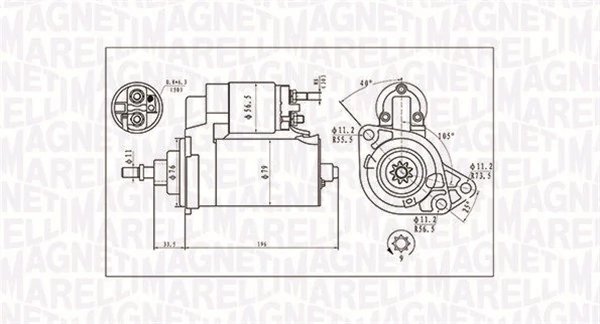 Electromotor Magneti Marelli 063720713010