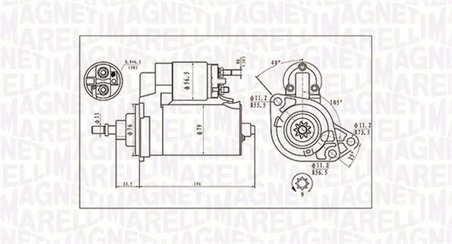 Electromotor Magneti Marelli 063720713010