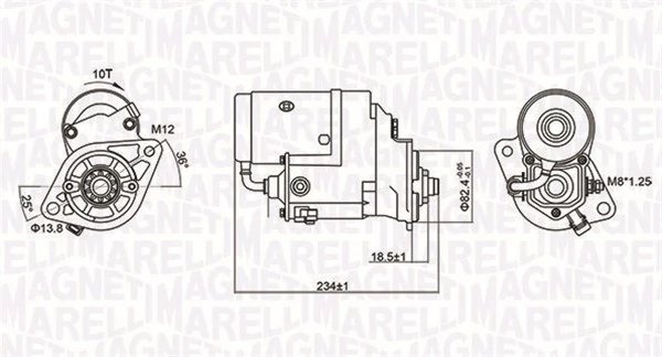 ELECTROMOTOR MAGNETI MARELLI 063721154010 - Compatibil cu TOYOTA