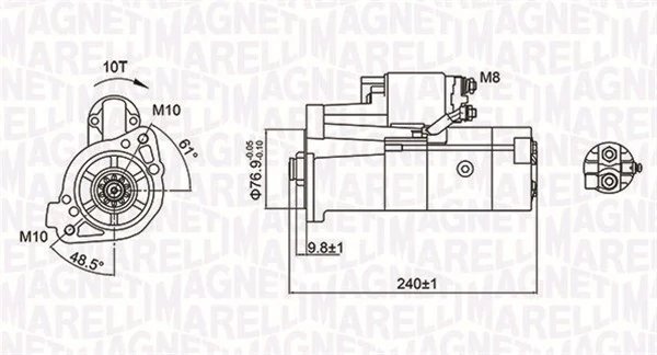 Electromotor Magneti Marelli 063721221010