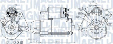 Electromotor Magneti Marelli 063721275010