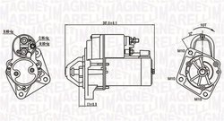 ELECTROMOTOR MAGNETI MARELLI 063721289010 - Compatibil cu FORD