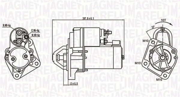 Electromotor Magneti Marelli 063721289010