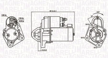 Electromotor Magneti Marelli 063721289010