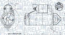 Electromotor Magneti Marelli 063721365010