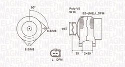 Alternator Magneti Marelli 063731675010