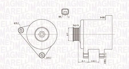 Alternator Magneti Marelli 063731741010