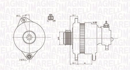 Alternator Magneti Marelli 063731900010