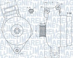 Alternator Magneti Marelli 063731925010
