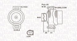 Alternator Magneti Marelli 063731953010