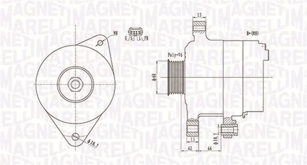 Alternator Magneti Marelli 063732112010