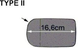 Sticla oglinda, oglinda retrovizoare exterioara Van Wezel 06