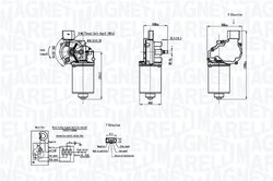 Motor stergator Magneti Marelli 064046206010