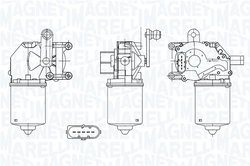 Motor stergator Magneti Marelli 064050002010