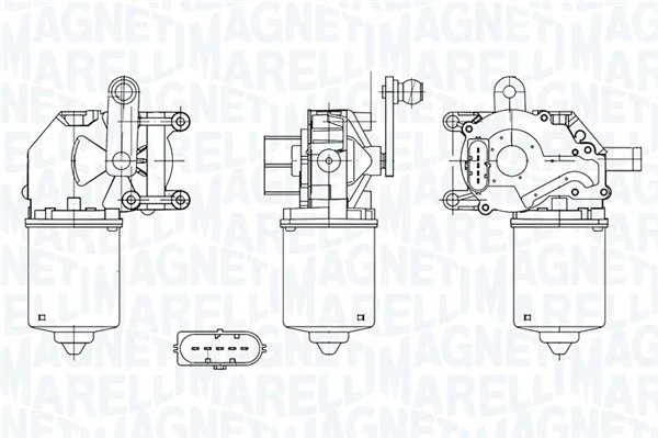 MOTOR STERGATOR MAGNETI MARELLI 064050002010 - Compatibil cu FORD