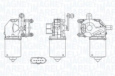 MOTOR STERGATOR MAGNETI MARELLI 064050002010 - Compatibil cu FORD