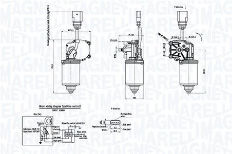 Motor stergator Magneti Marelli 064053012010