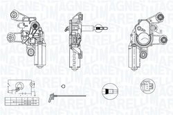 MOTOR STERGATOR MAGNETI MARELLI 064342008010 - Compatibil cu FORD