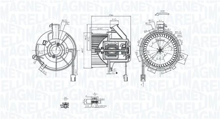 Ventilator habitaclu Magneti Marelli 069412290010