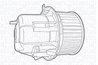 Ventilator habitaclu Magneti Marelli 069412704010