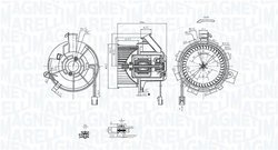 Ventilator habitaclu Magneti Marelli 069412290010