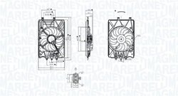 VENTILATOR RADIATOR RACIRE MAGNETI MARELLI 069422781010 - Compatibil cu FIAT
