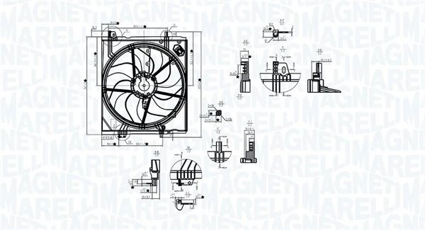 Ventilator radiator racire Magneti Marelli 069422787010