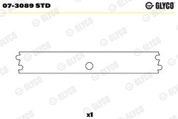 Bucsa, culbutor Glyco 07-3089 STD