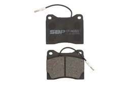 SET PLACUTE FRANA SBP 07-AG001 - Piesa auto compatibila cu mai multe marci