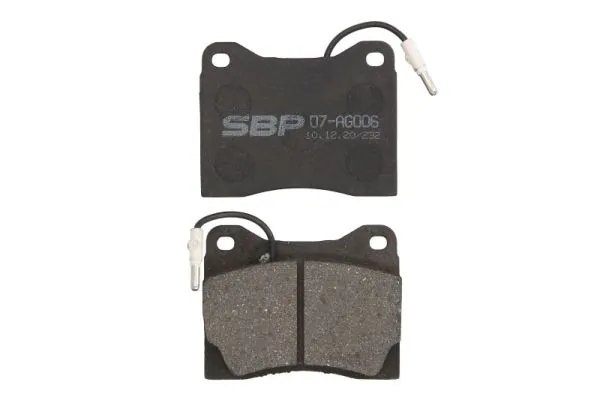 Set placute frana SBP 07-AG006