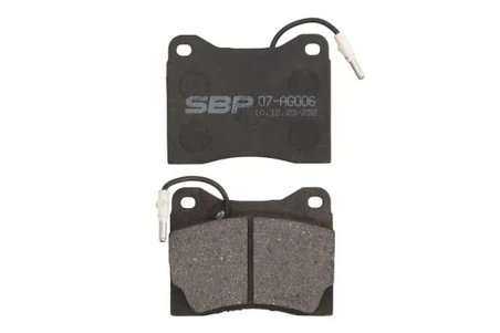 Set placute frana SBP 07-AG006